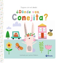 Sigue con el dedo. ¿Dónde vas, Conejita?